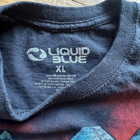 ACDC liquid bleu shirt - Picture 2 of 2